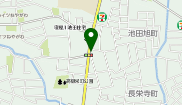 【予約制】akippa 池田旭町交差点 屋根付き駐車場(少し停めにくいです)の地図画像