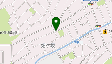 【予約制】akippa 畑ケ坂1丁目(畑ヶ坂南公園)駐車場の地図画像