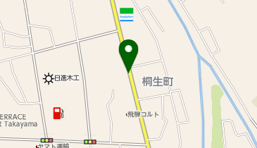 【予約制】akippa ダイナム岐阜桐生店 駐車場の地図画像
