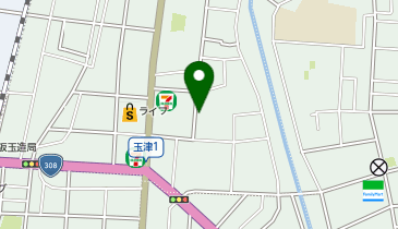 【予約制】akippa 9:00-前面道路余裕の10メートル 防カメ付の地図画像