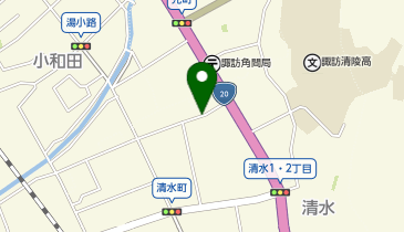 【予約制】akippa  諏訪清水1丁目6-3駐車場の地図画像