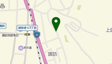 【予約制】akippa 【諏訪湖の花火】8/15 アキッパ 諏訪市湯の脇2丁目12-6臨時駐車場の地図画像