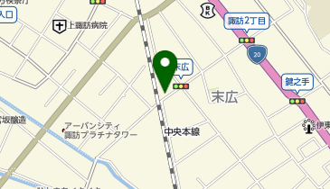 【予約制】akippa 【諏訪湖の花火】8/15  太養パン店臨時駐車場の地図画像