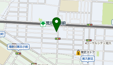 【予約制】akippa 西尾久7丁目43-14☆アキッパ駐車場の地図画像