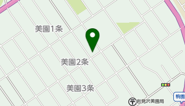 【予約制】akippa 美園2条4丁目1-9駐車場の地図画像
