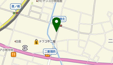 【予約制】akippa リバティ中西浦駐車場の地図画像