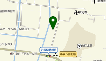 【予約制】akippa 奥谷町駐車場【松江城・神代そば・塩見縄手 徒歩圏内】の地図画像