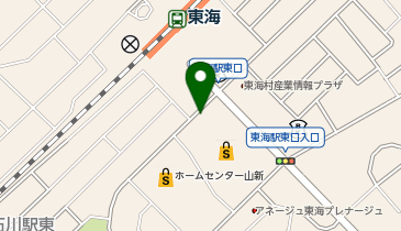 【予約制】akippa イオン東海店屋上駐車場【水戸ホーリーホックホーム戦公式駐車場】(2)の地図画像