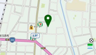 【予約制】akippa 6:30-前面道路余裕の10メートル 防カメ付の地図画像