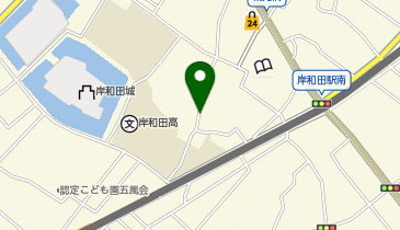 【予約制】akippa 岸城町ハイツ 駐車場の地図画像