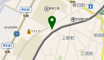 【予約制】akippa 【笠松駅まで400m】ユニソン岐阜営業所駐車場の地図画像