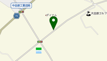 【予約制】akippa ダイナム栃木大田原店 駐車場の地図画像