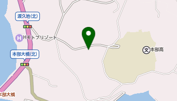 【予約制】akippa 沖縄県国頭郡本部町渡久地712-1の地図画像