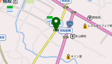 【予約制】akippa 【熊取駅前交差点駐車場】の地図画像