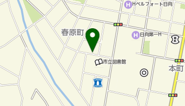 【予約制】akippa 春原町月極駐車場(日向市駅、日向市役所そば)の地図画像