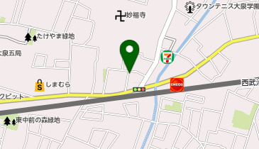 【予約制】akippa 南大泉5丁目6-74駐車場の地図画像