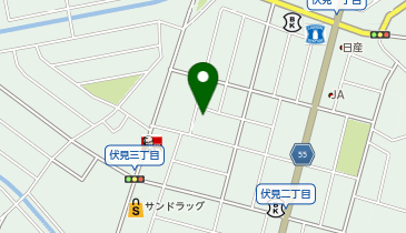 【予約制】akippa 伏見2丁目駐車場 13番の地図画像