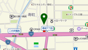【予約制】akippa 寿町1-29駐車場の地図画像