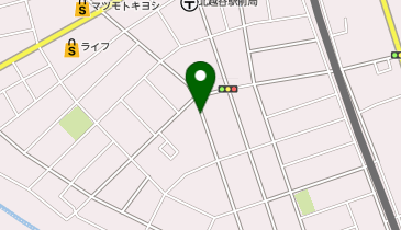 【予約制】akippa 北越谷2丁目5-35駐車場の地図画像