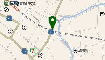 【予約制】akippa 佐原小野川沿いすぐ側駐車場の地図画像