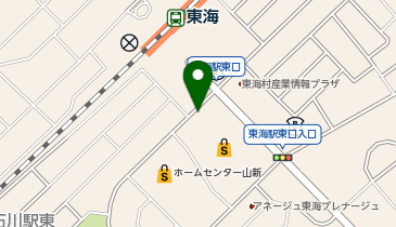 【予約制】akippa イオン東海店屋上駐車場【水戸ホーリーホックホーム戦公式駐車場】(3)の地図画像