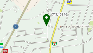 【予約制】akippa 岩切観音前 向かって左側の地図画像
