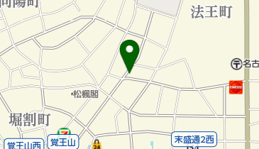 名鉄協商山門町第2の地図画像