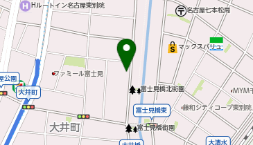 名鉄協商キャッスルタウン記念橋北駐車場の地図画像