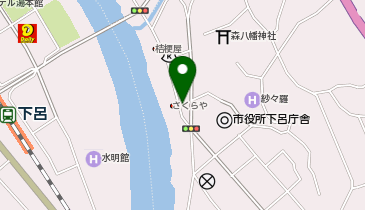 名鉄協商下呂温泉南の地図画像