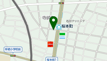 名鉄協商桜本町駅西の地図画像