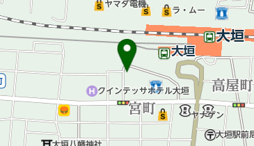 名鉄協商大垣駅西の地図画像