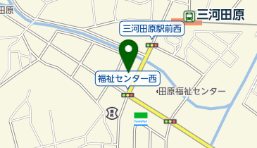 名鉄協商三河田原駅前の地図画像