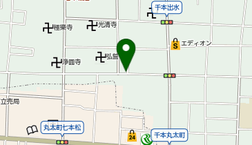 名鉄協商京都千本下立売西の地図画像