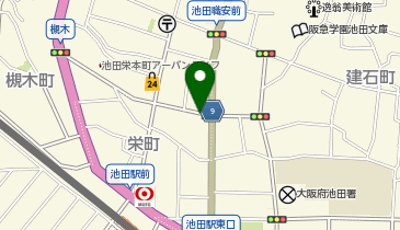 名鉄協商池田栄町第2の地図画像