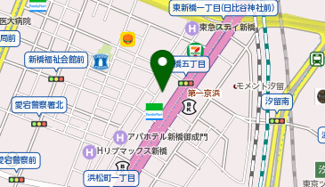 名鉄協商新橋5丁目の地図画像