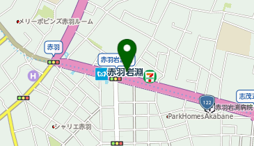 名鉄協商赤羽岩淵の地図画像
