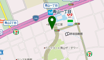 名鉄協商南青山2丁目の地図画像