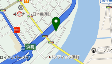 名鉄協商日本橋中洲の地図画像