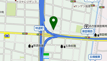 名鉄協商幅下2丁目第5(軽専用)の地図画像