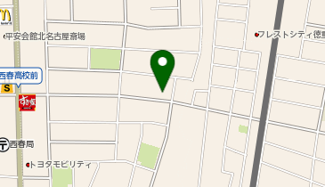 名鉄協商西春高校東の地図画像