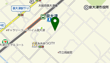 GSパーク 泉大津駐車場の地図画像