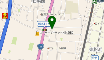 GSパーク 粉浜駐車場の地図画像