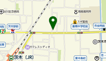 GSパーク JR茨木駅前駐車場の地図画像