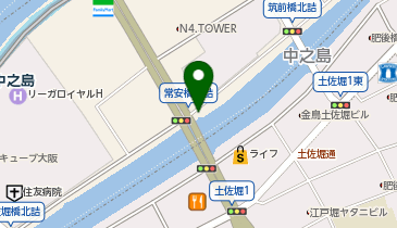 GSパーク 中之島四丁目駐車場の地図画像