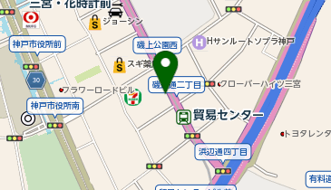 GSパーク 神戸磯辺通駐車場の地図画像
