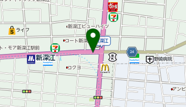 GSパーク 新深江駐車場の地図画像