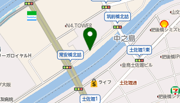 GSパーク 中之島科学館前駐車場の地図画像
