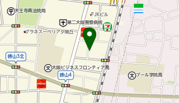 GSパーク JR桃谷第二駐車場の地図画像