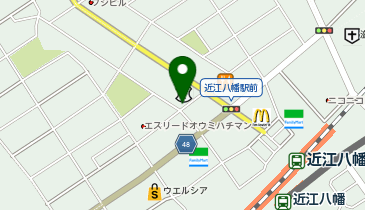 GSパーク 近江八幡駐車場の地図画像