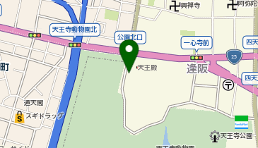GSパーク 天王殿駐車場の地図画像